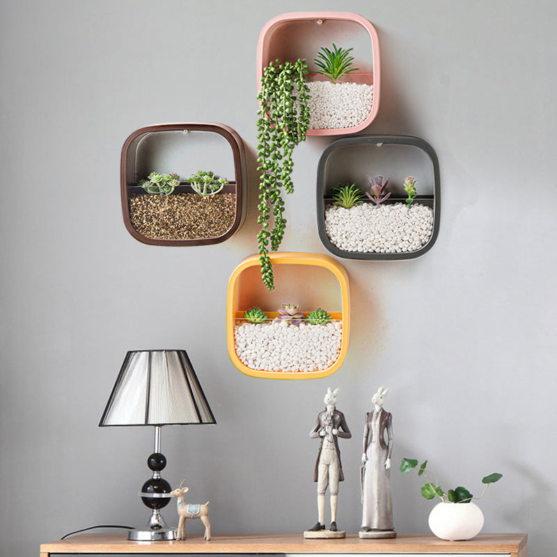 Flower Pot Wall-mounted Radish Copper Money Grass Wall-mounted
