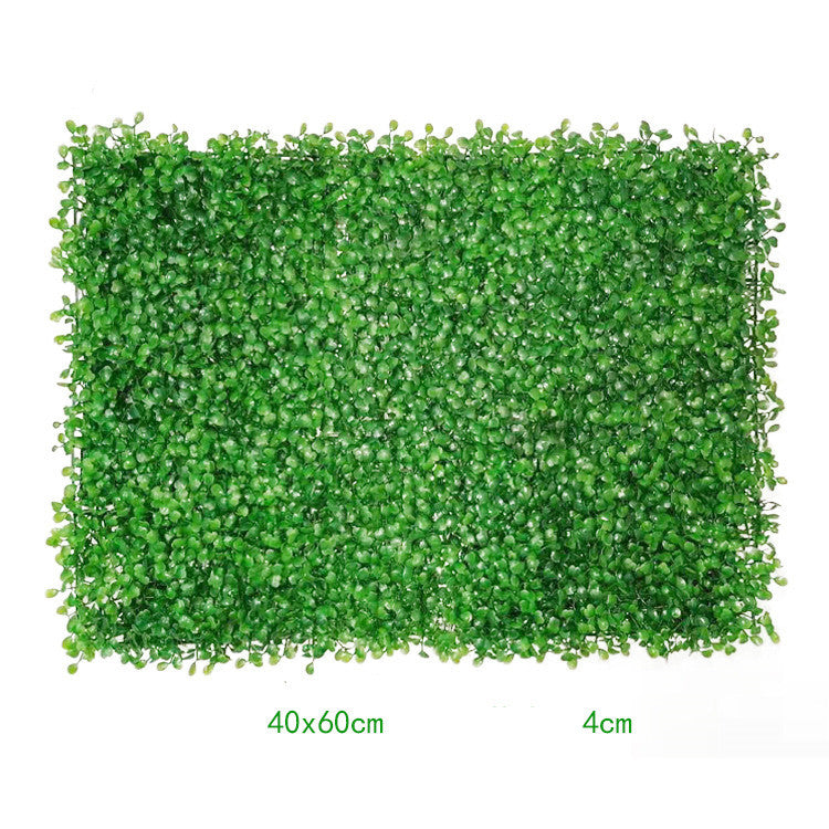 Artificial Turf With Artificial Green Wall